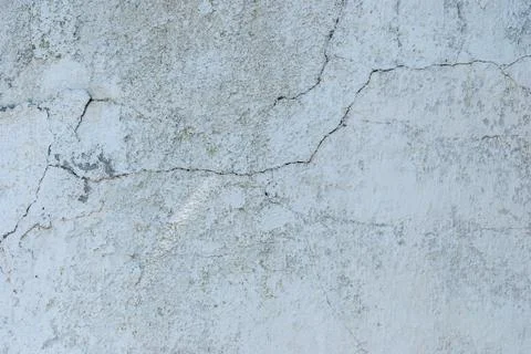 Gray cracked plaster texture Stock Photos