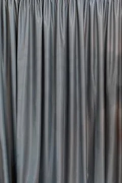 Gray curtains background Stock Photos