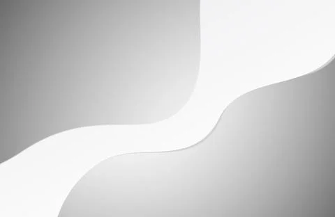 Gray curves and the waves from soft to dark vector background flat design Stock Illustration