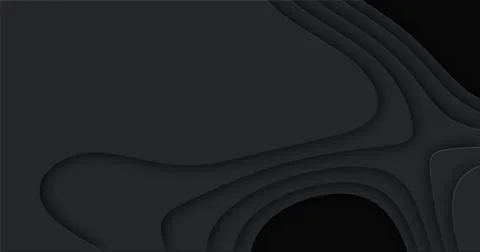 Gray cutted abstract background pattern of lines and waves Stock Photos