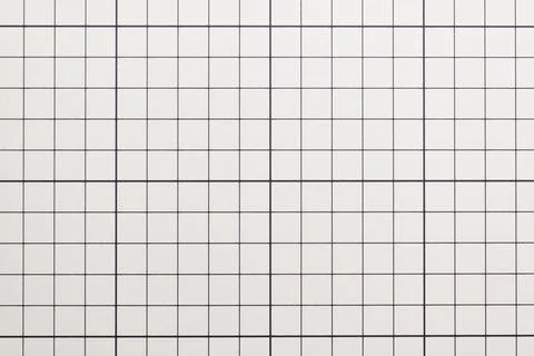 Gray cutting mat board background with line and scale measure guide pattern f Stock Photos