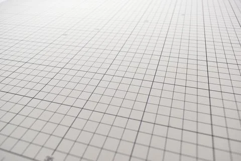 Gray cutting mat board background with line and scale measure guide pattern.. 写真素材