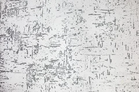 Gray decorative bark beetle bug plaster texture with imitation of trunk Foto stock