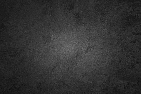Gray decorative plaster grunge background with vignette. Stock Photos