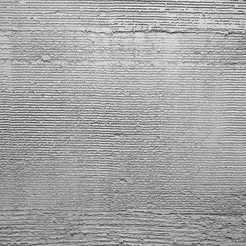 Gray decorative plaster on the wall with pressed horizontal stripes Stock-Fotos