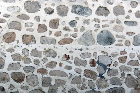 Gray decorative stone wall background. pattern stone surface Stock Photos