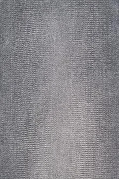 Gray denim fabric background with visible twill weave texture. Classic cott.. Stock Photos