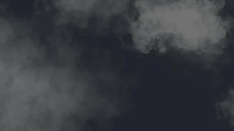 Gray depressive stormy sky with clouds, or cloudy clouds or smoke in the Stock Footage 252200280