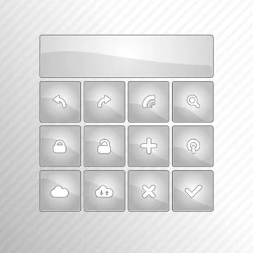 Gray design Stock Illustration