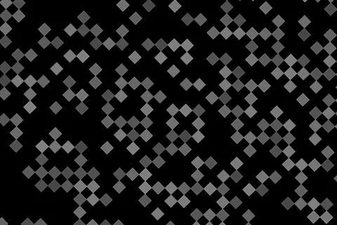 Gray diamond pattern on black background for design Stock Illustration