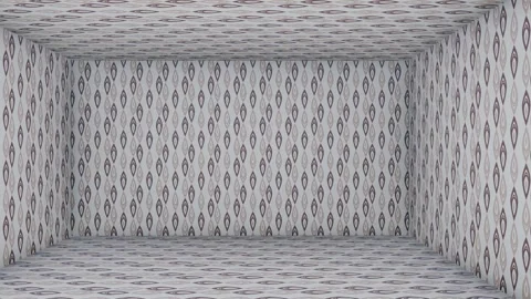 Gray Diamond Pattern Room Interior Video stock 320828594