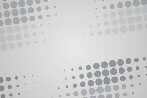 Gray dotted abstract background with circular pattern Stock Photos