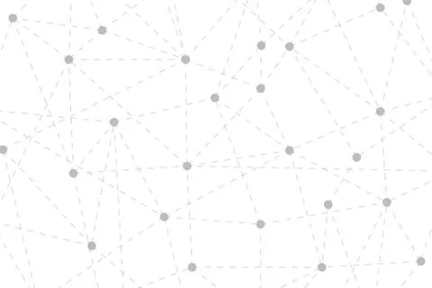 Gray Dotted Network Connection Background Ilustração Stock