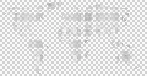 Gray dotted pattern world map, centered on Europe and Africa 스톡 일러스트