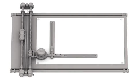 Gray drawing board Stock Illustration