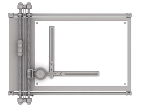 Gray drawing board Ilustração Stock
