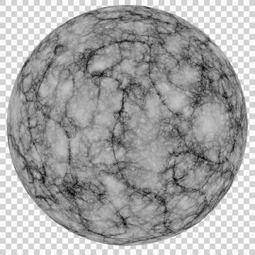 Gray dry planet Stock Illustration