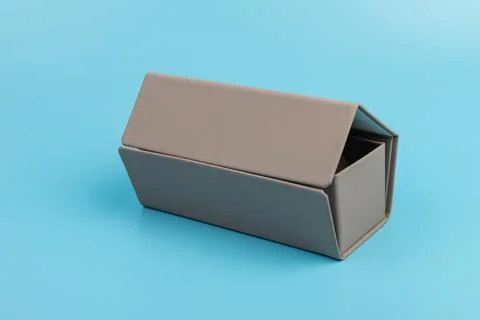 Gray empty rectangular box for branding, presentation and mockup Stock Photos