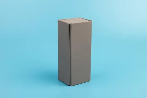 Gray empty rectangular box for branding, presentation and mockup Stock Photos