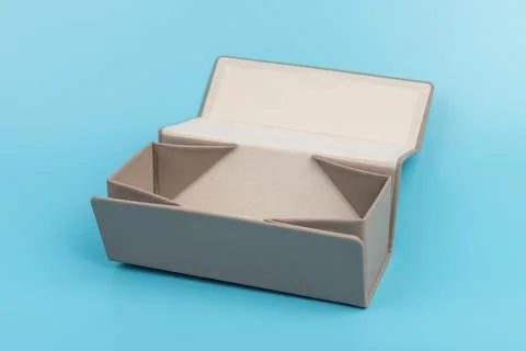 Gray empty rectangular box for branding, presentation and mockup Stock Photos