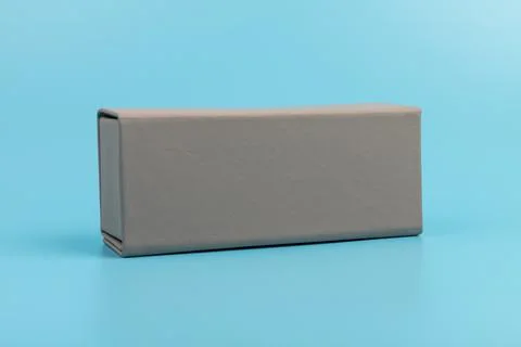 Gray empty rectangular box for branding, presentation and mockup Stock Photos