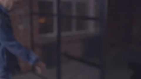 Gray eyes of a man Stock Footage 105565955