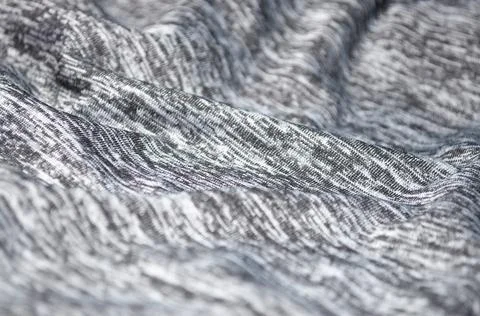 Gray fabric with black inserts . Stock Photos