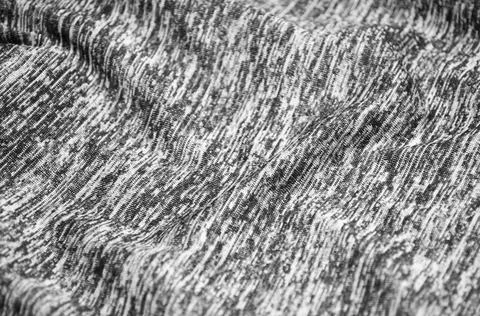 Gray fabric with black inserts . Stock Photos