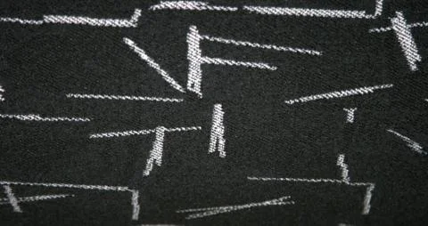 Gray fabric Foto stock