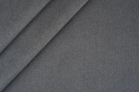 Gray fabric texture. Abstract background, empty template. Stock Photos