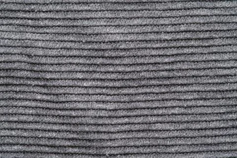 Gray fabric texture close, macro shot Stock Photos