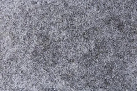 Gray Felt Fabric Texture Close-Up Macro Photo of Woolen Fiber Surface Backg.. Stockfoto's