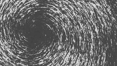 Gray, Flat Fractal Noise Vortex Effect 스톡 동영상 153782060