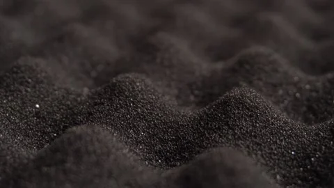 Gray foam material for noise insulation Stock Footage 152854526