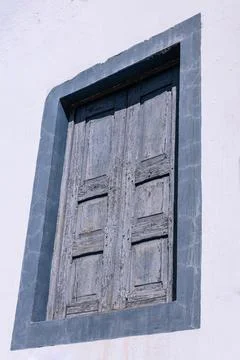 Gray Framed Window Stock Photos