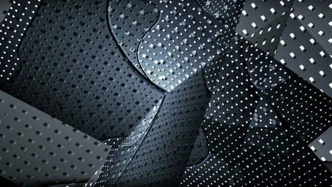 Gray Futuristic Abstract Background Loop Stockbeeldmateriaal 133566309