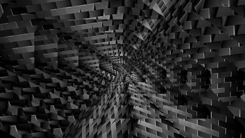 Gray Futuristic Abstract Background Loop Видео 133571563