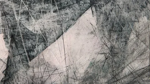 Gray Geometric Grunge Texture With Scratches And Angular Shapes Stock Footage 327929024