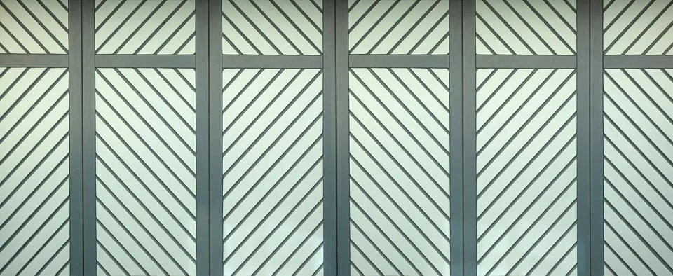Gray geometric pattern with diagonal lines and panels Stock Photos