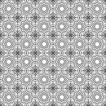 Gray geometric seamless pattern textile design Stock Illustration