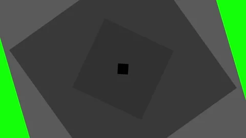 Gray Geometric Shape Transition Animation on Green Screen Background Vídeo Stock 344744595