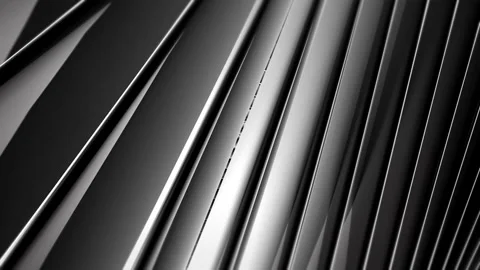 Gray glossy metallic broadcast background. silver smooth background Hi-tech 3d Stock Footage 283081739