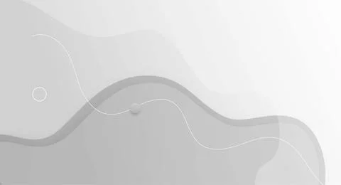 Gray gradient background design. Abstract geometric background with liquid Stock Illustration