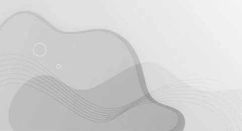 Gray gradient background design. Abstract geometric background with liquid Stock Illustration