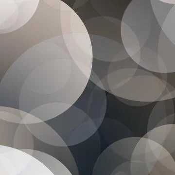 Gray Gradient Circles Stock Illustration