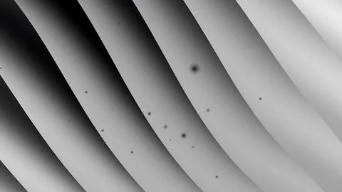 Gray gradient with curved stripes and black dots Abstract design Stock Illustration