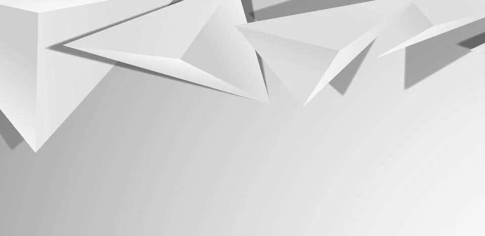 Gray gradient design. Abstract geometric background with shapes. Stock Illustration