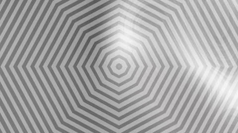 Gray gradient with diagonal lines converging towards the central focus, creating Stock Footage 289134908