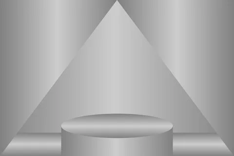 Gray gradient podium background backdrop modern minimalist presentation Ilustración de archivo