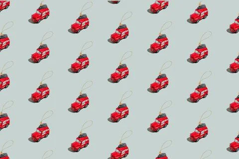 Gray green background pattern, Christmas, New Year symbol attribute objects Stock Photos